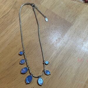 Elegant Blue Pendant Necklace